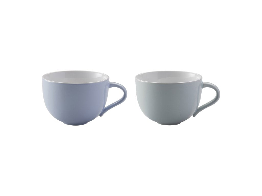 Stelton Kaffekopp EMMA 300 ml, set i 2 delar, blå, stengods