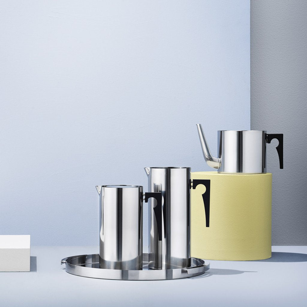 Stelton Presskanna ARNE JACOBSEN 1 l, silver, rostfritt stål