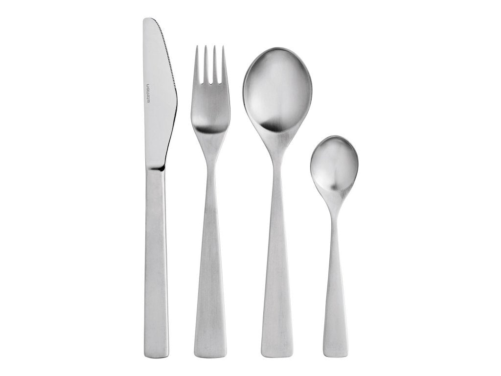 Stelton Middagsbestickset MAYA 2000, set i 24 delar, silver, rostfritt stål