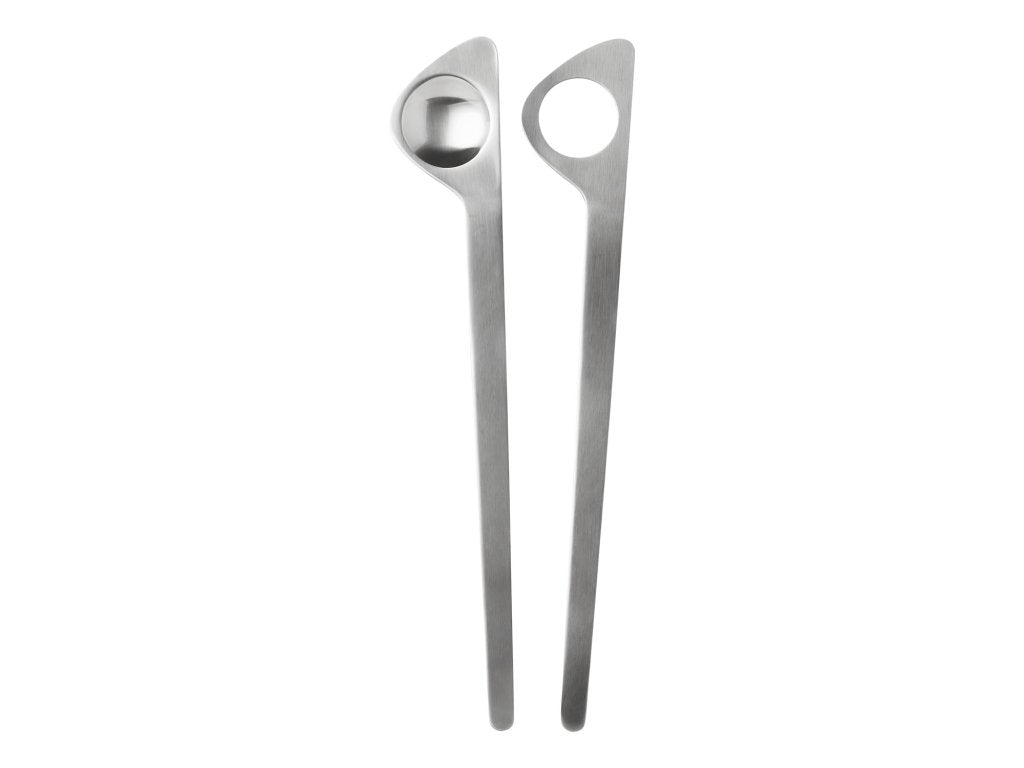 Stelton Salladsbestick ARNE JACOBSEN, set i 2 delar, silver, rostfritt stål