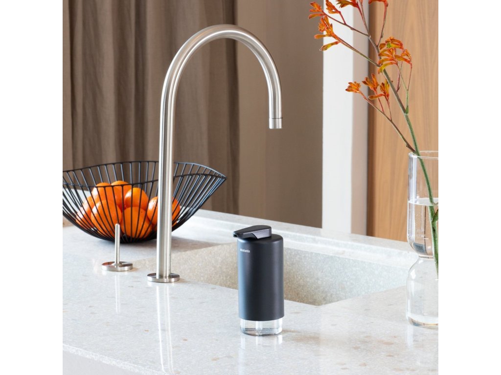 Brabantia Tvåldispenser SINKSTYLE 200 ml, mineralgrå, metall