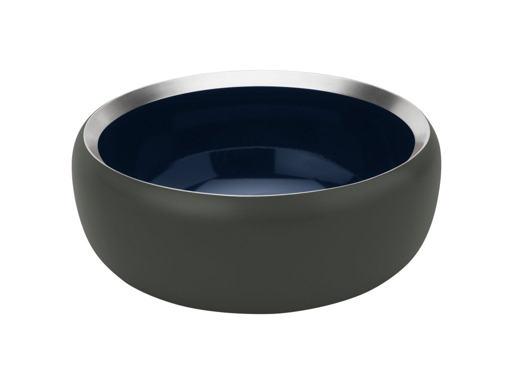 Stelton Fruktskål ORA 15 cm, dark forest, rostfritt stål
