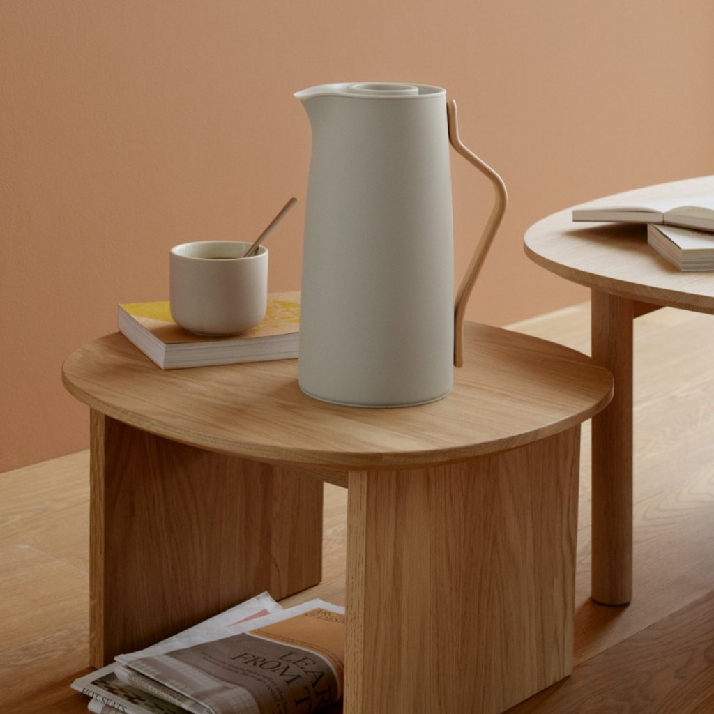 Stelton Vakuumkanna EMMA 1,2 l, för kaffe, sand, rostfritt stål