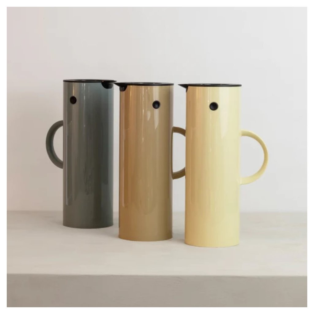 Stelton Vakuumkanna EM77 1 l, varm sand, plast