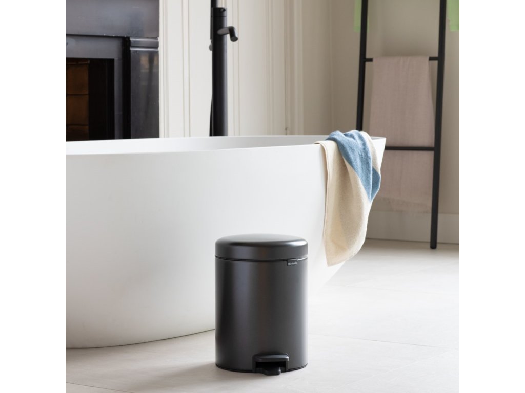 Brabantia Pedalhink NEWICON 5 l, konfidensgrå, stål