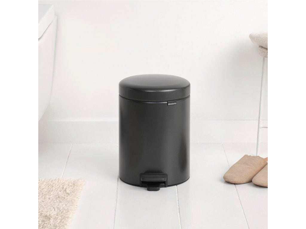 Brabantia Pedalhink NEWICON 5 l, konfidensgrå, stål