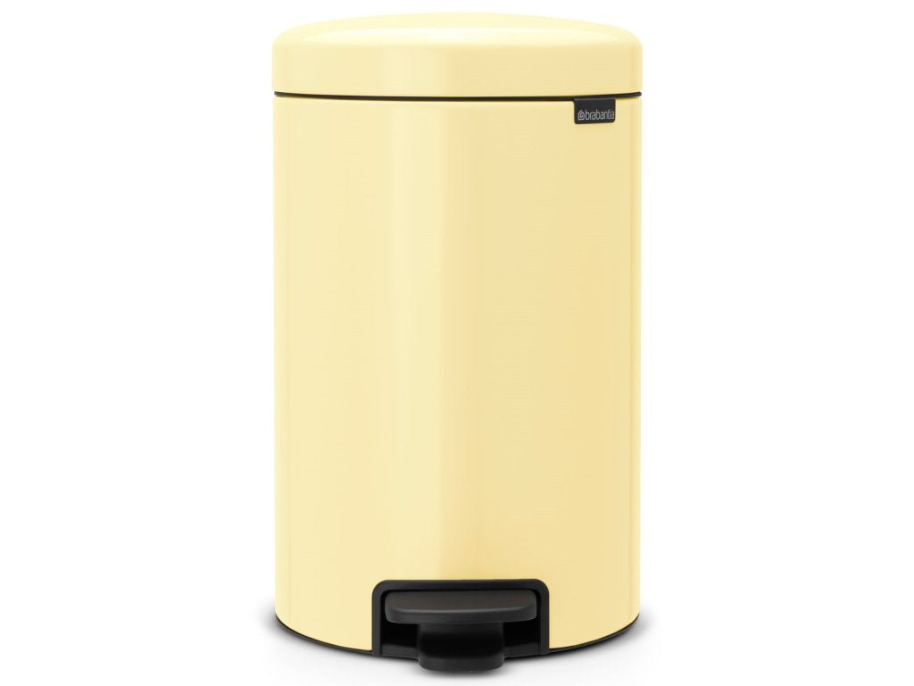Brabantia Pedalhink NEWICON 12 l, blek gul, stål