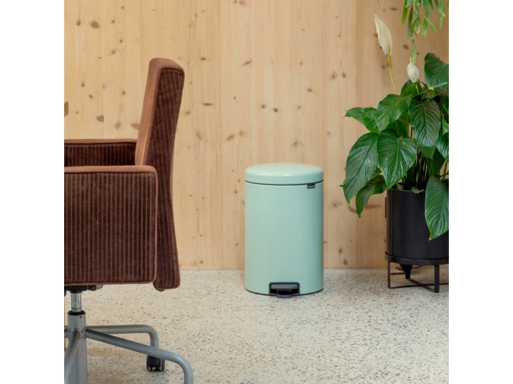 Brabantia Pedalhink NEWICON 20 l, jadegrön, stål