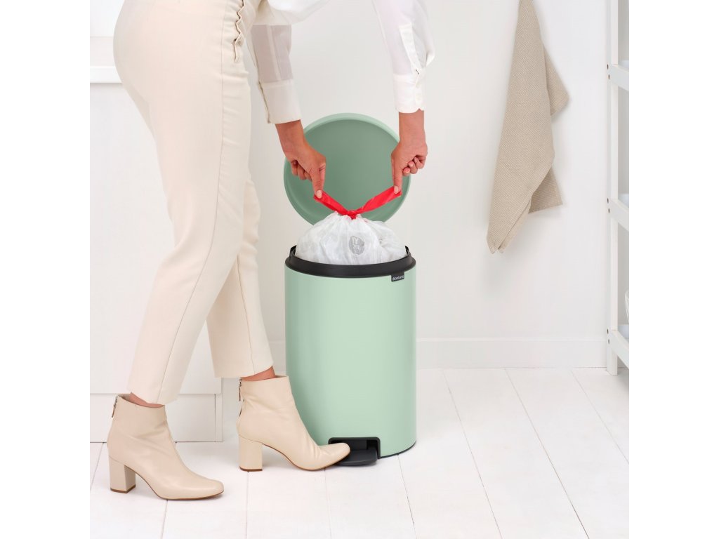 Brabantia Pedalhink NEWICON 20 l, jadegrön, stål