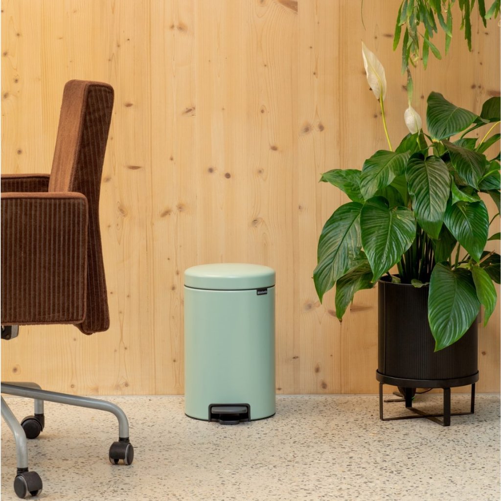 Brabantia Pedalhink NEWICON 12 l, jadegrön, stål