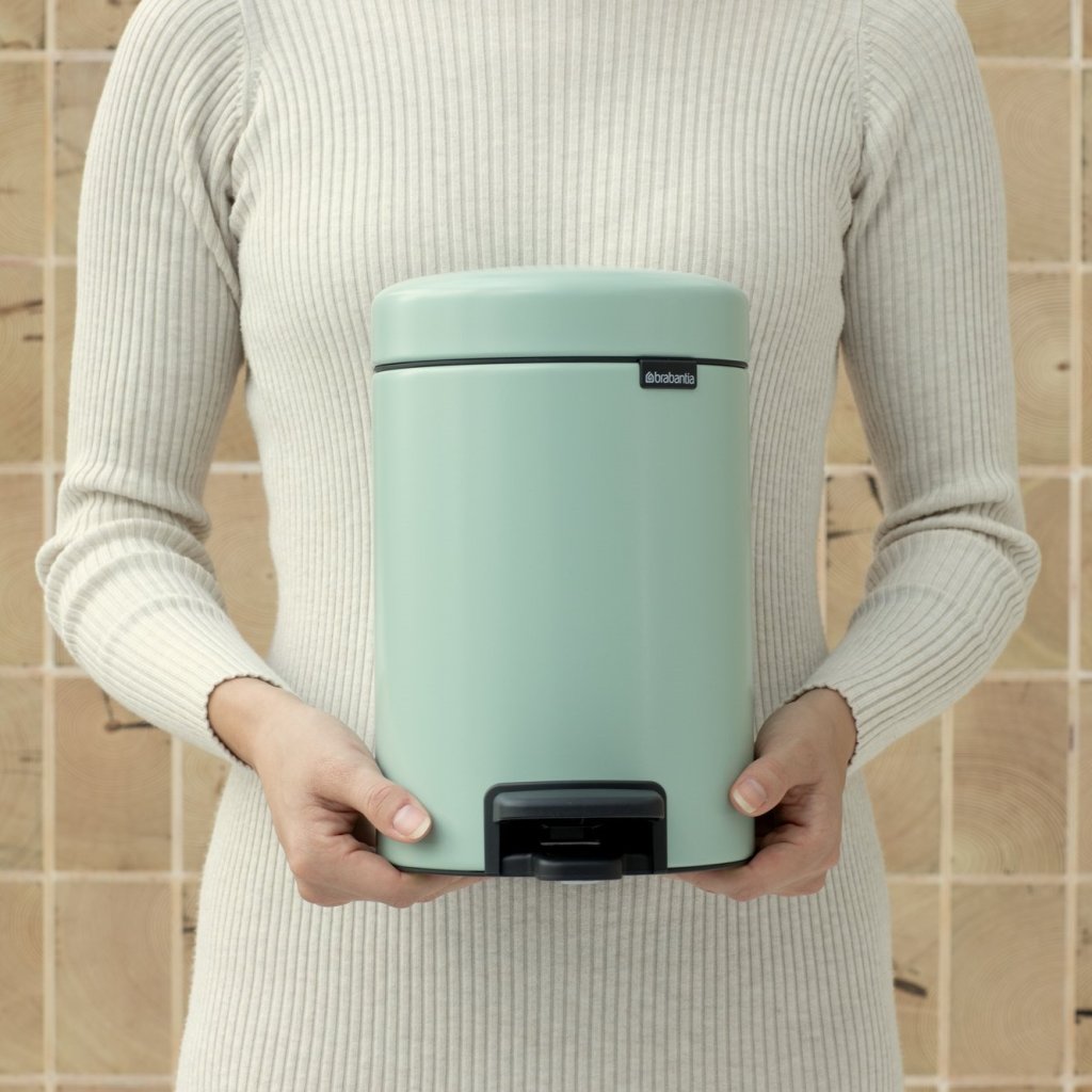 Brabantia Pedalhink NEWICON 12 l, jadegrön, stål