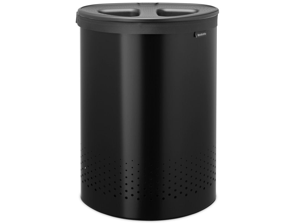 Brabantia Tvättkorg SELECTOR 55 l, matt svart, stål