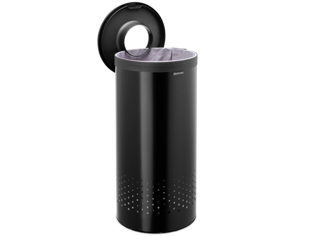 Brabantia Tvättkorg 35 l, matt svart, stål