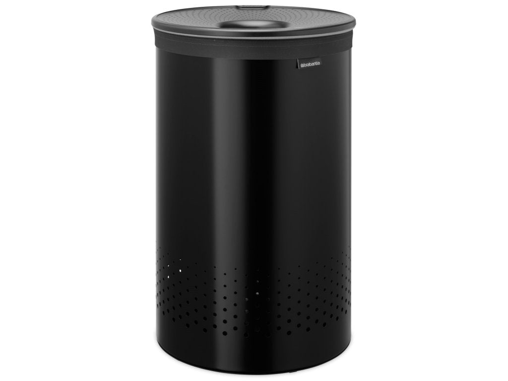 Brabantia Tvättkorg 60 l, matt svart, stål