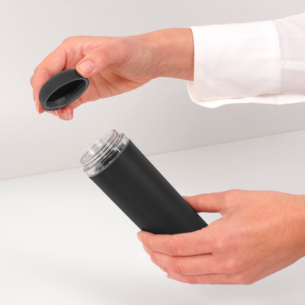 Brabantia Tvålautomater SINKSTYLE 200 ml, set i 2 delar, mineralgrå, stål