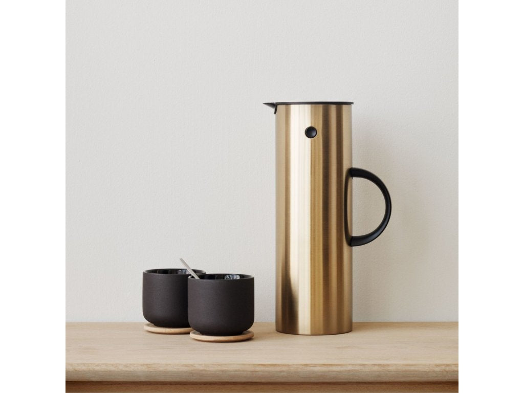 Stelton Vakuumkanna EM77 1 l, mässing, rostfritt stål