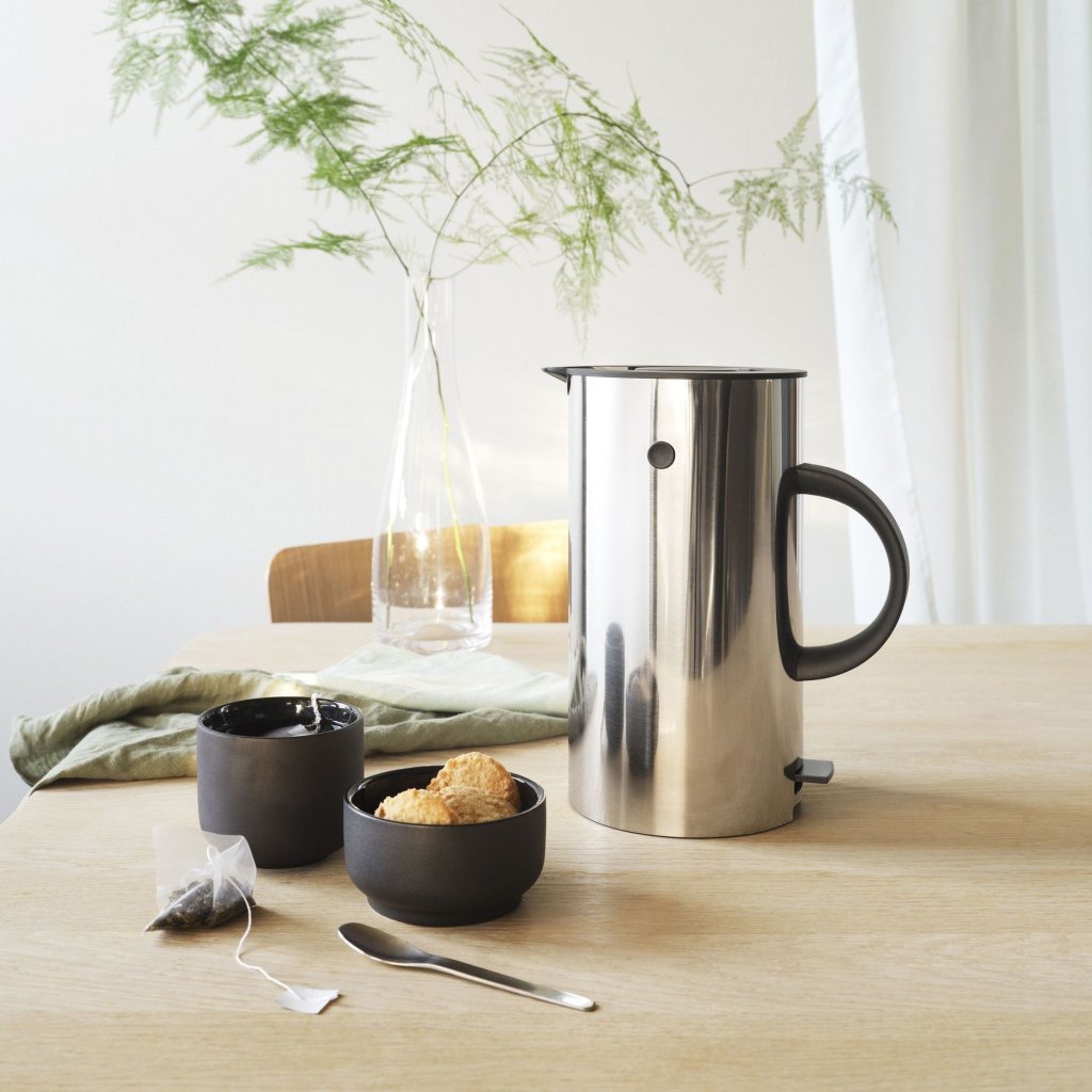 Stelton Elektrisk vattenkokare EM77 1,5 l, silver, rostfritt stål