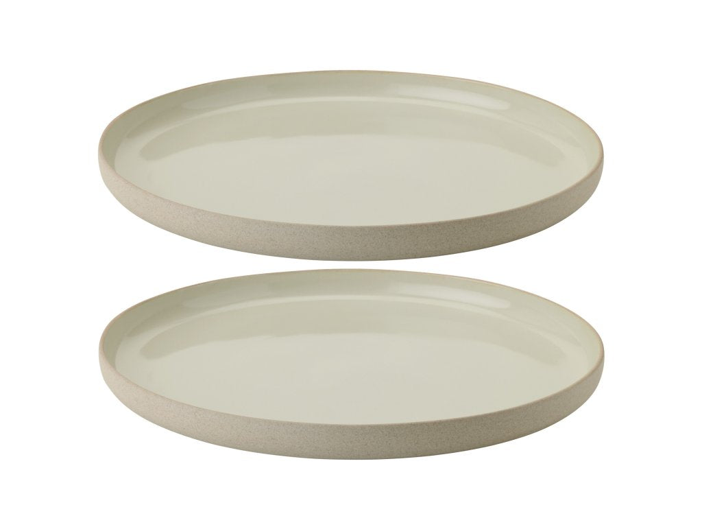 Stelton Middagstallrik EMMA 24 cm, set i 2 delar, grå, stengods