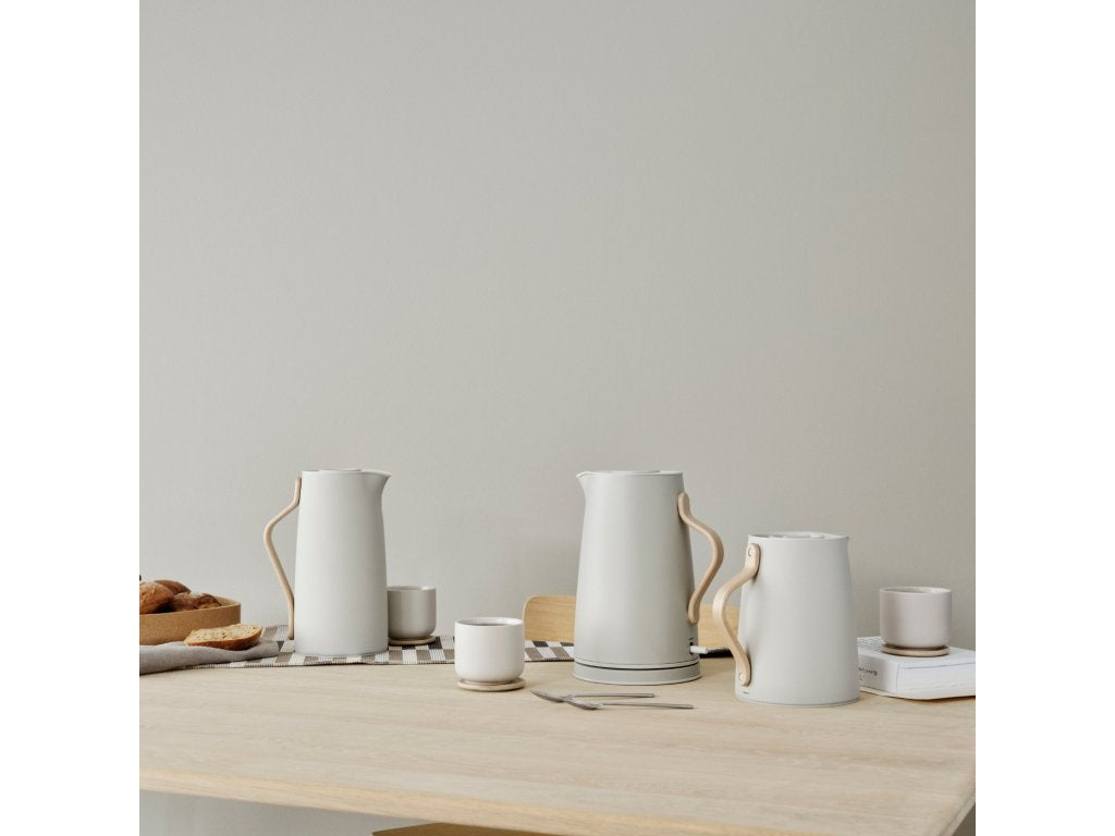 Stelton Elektrisk vattenkokare EMMA 1,2 l, sand, rostfritt stål
