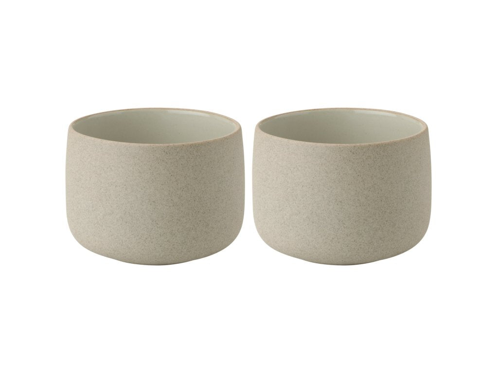 Stelton Kopp EMMA 150 ml, set i 2 delar, grå, stengods