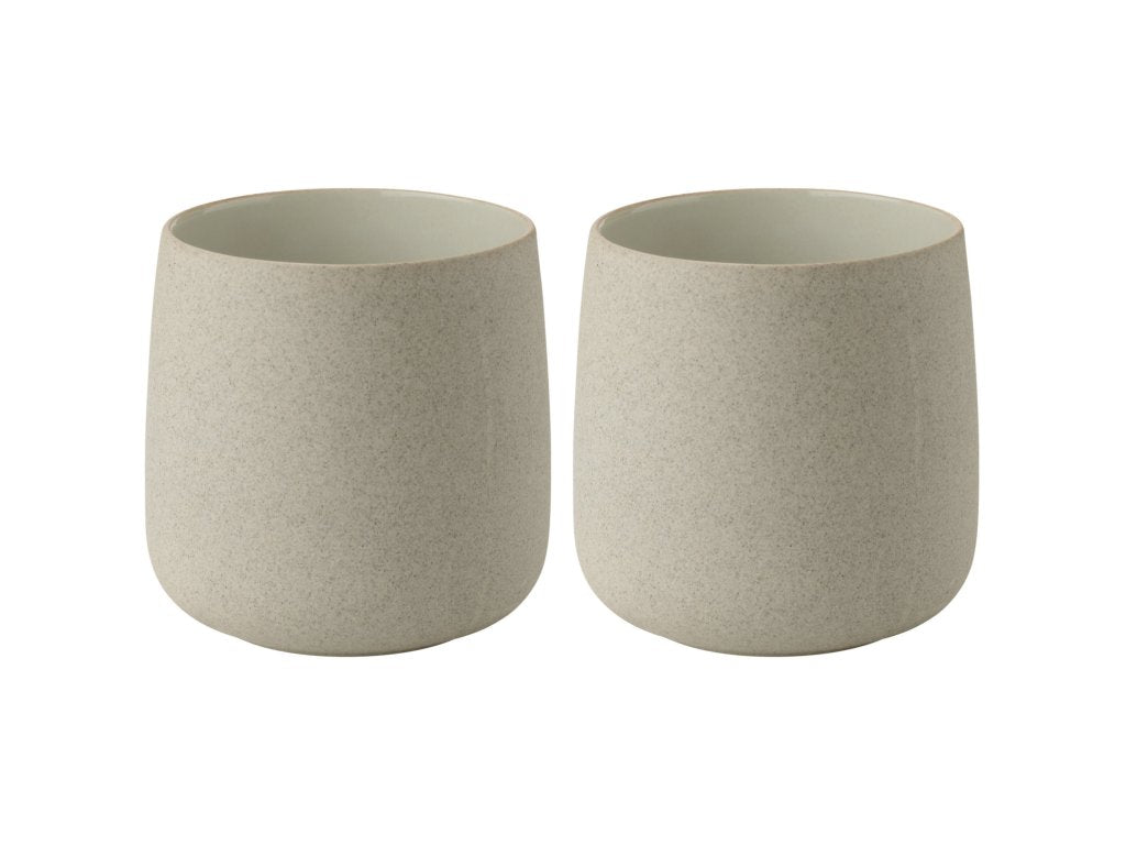 Stelton Kopp EMMA 220 ml, set i 2 delar, grå, stengods