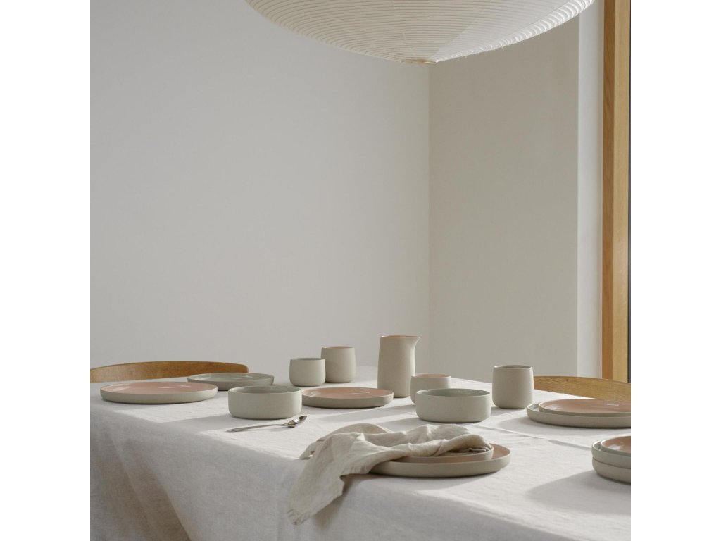 Stelton Kopp EMMA 150 ml, set i 2 delar, ros, stengods