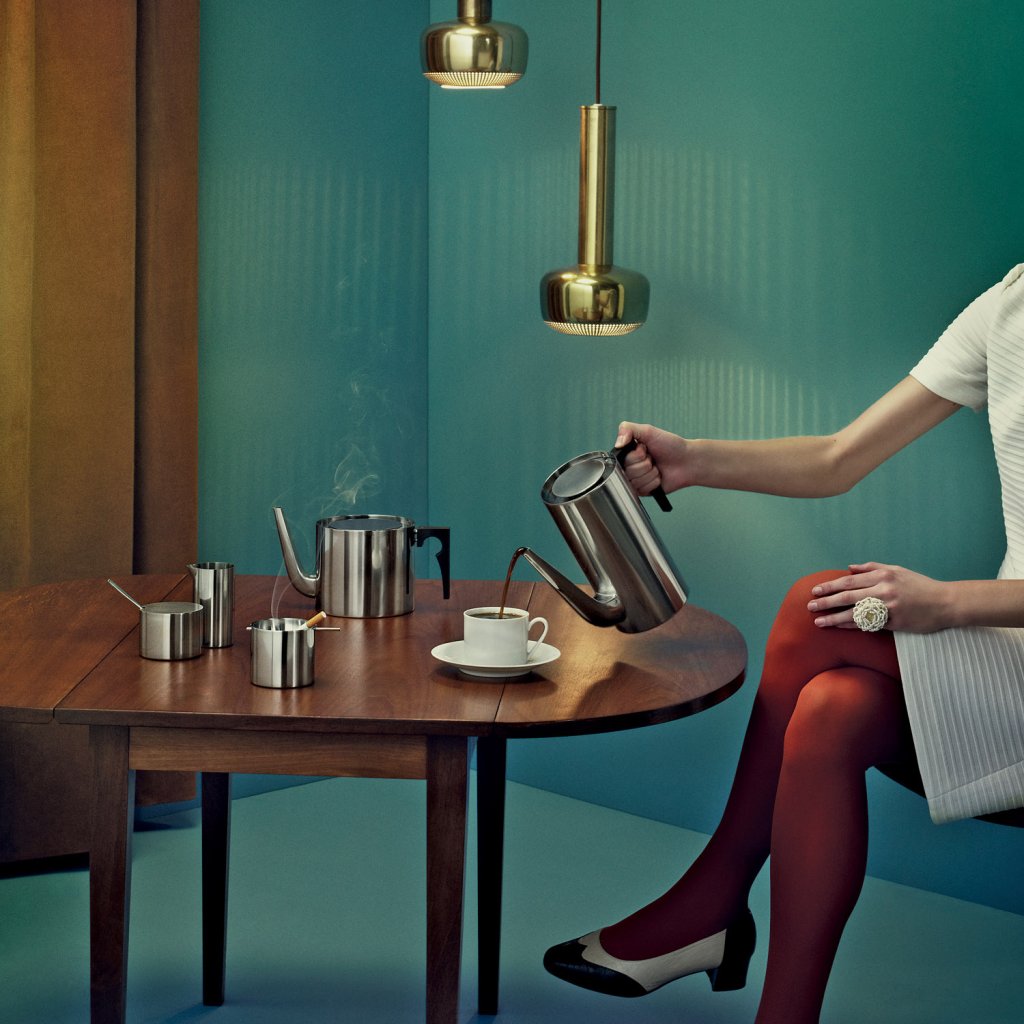 Stelton Askfat ARNE JACOBSEN 8 cm, silver, rostfritt stål