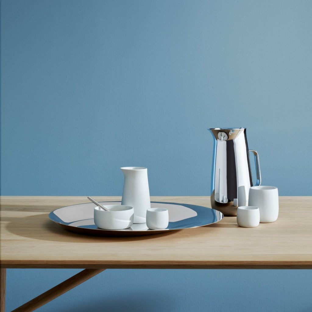 Stelton Dekorativ bricka NORMAN FOSTER 46 cm, silver / guld, rostfritt stål