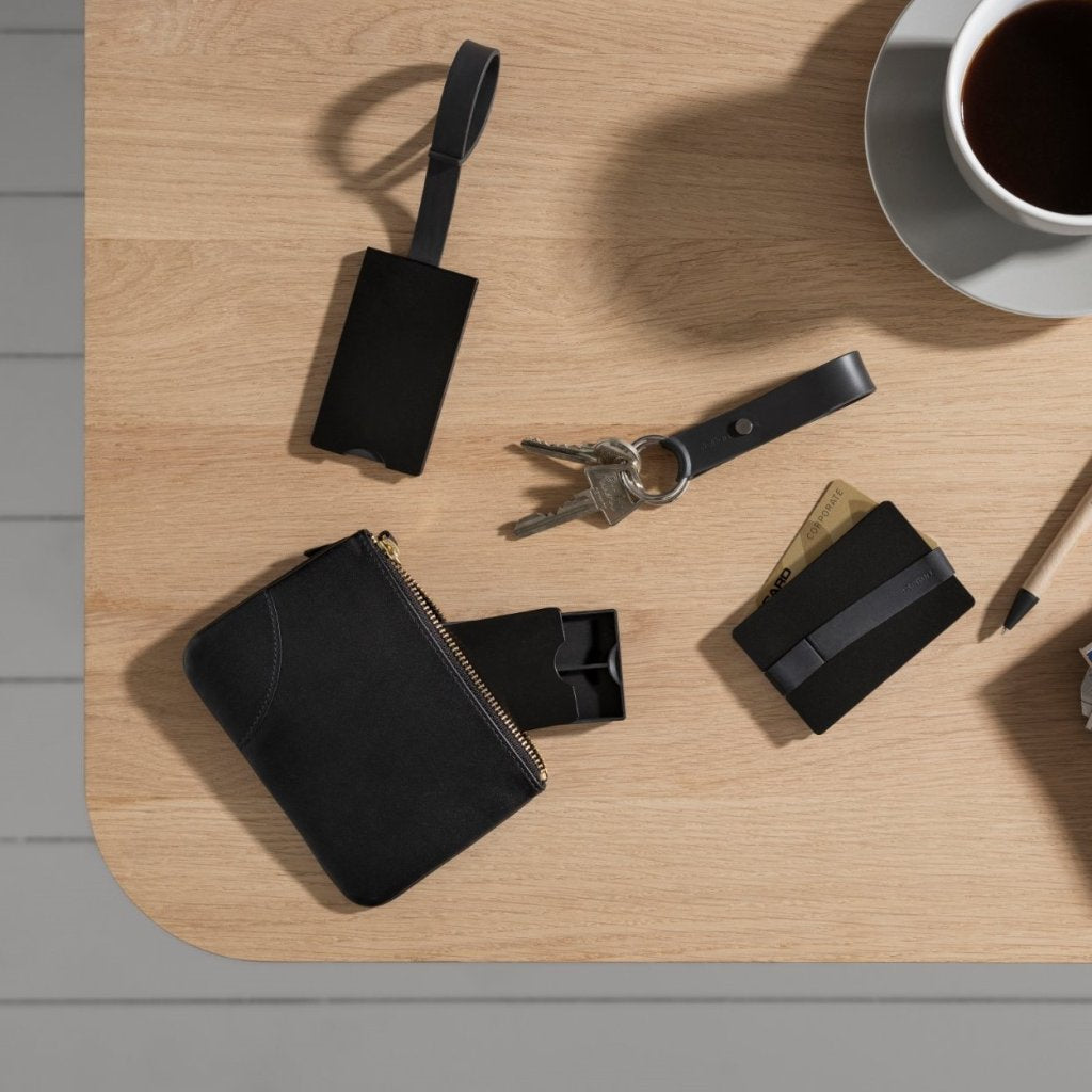 Stelton Bagagelapp COMPANION 18 cm, svart, aluminium