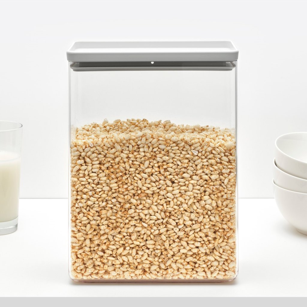 Brabantia Matförvaring TASTY PLUS 5,4 l, ljusgrå, plast