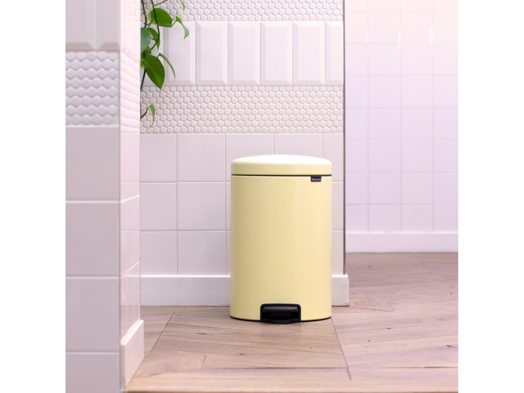Brabantia Pedalhink NEWICON 20 l, mjuk gul, stål