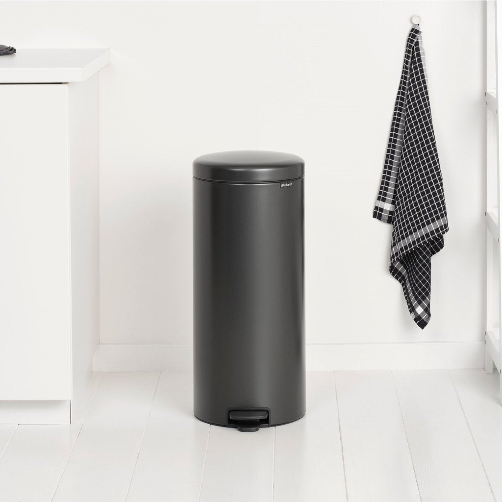 Brabantia Pedalhink NEWICON 30 l, mörk grå, stål