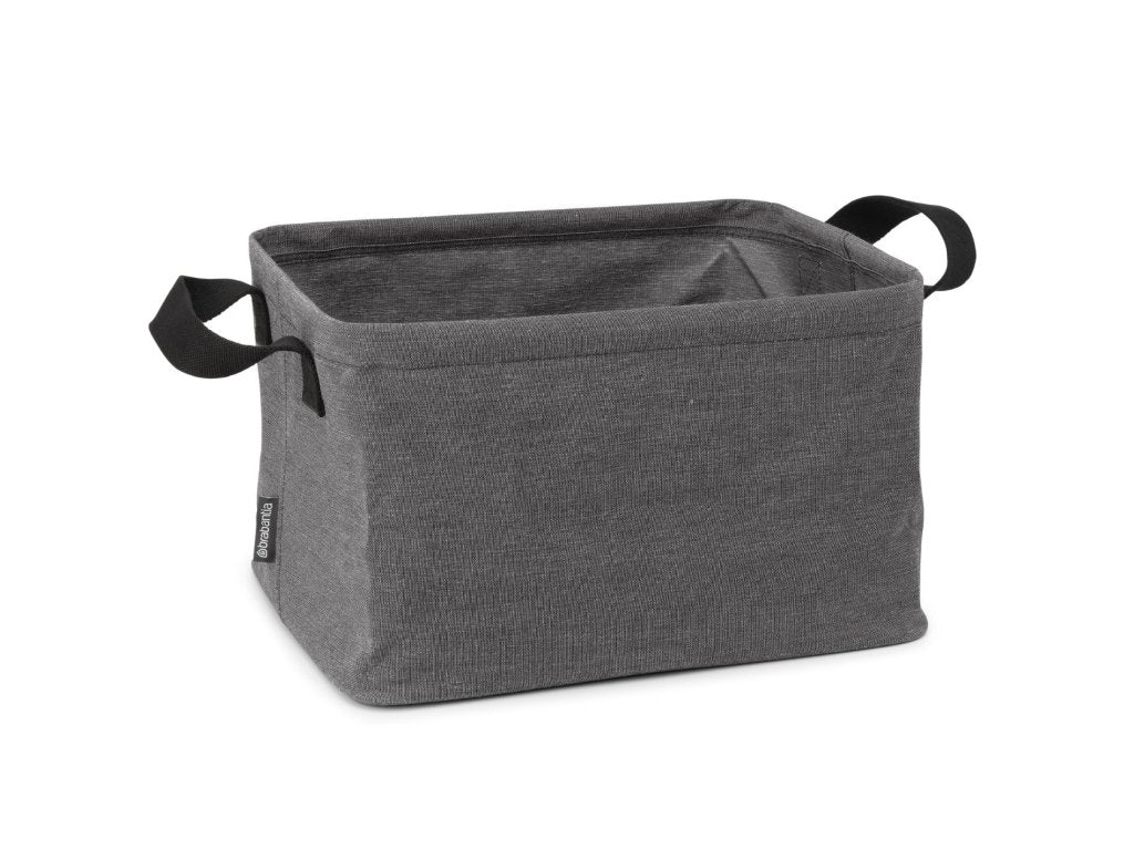 Brabantia Tvättkorg 35 l, pepparsvart, tyg