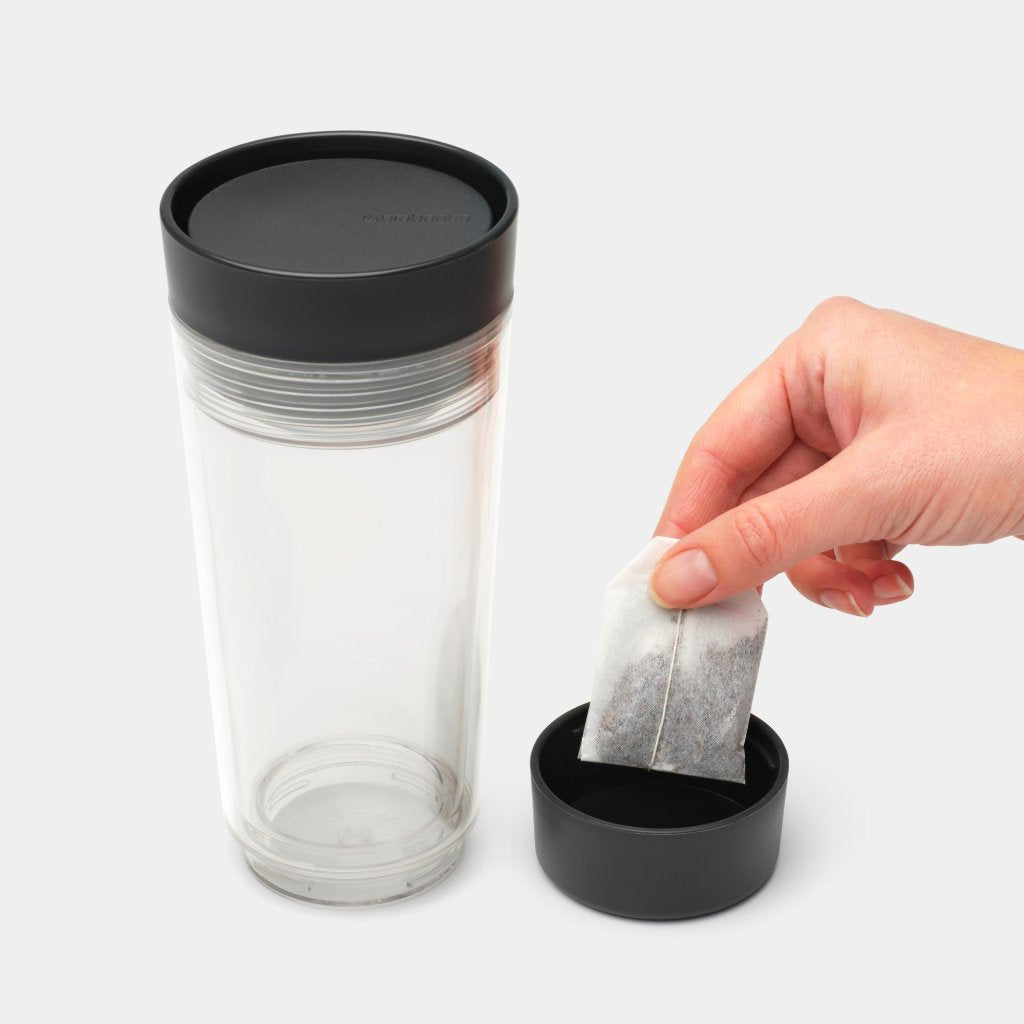 Brabantia Resemugg MAKE & TAKE 360 ml, mörkgrå, plast