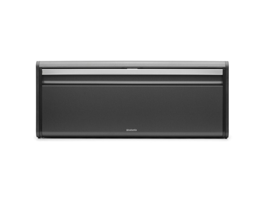 Brabantia Brödlåda FALL FRONT 18 l, mörk grå, stål