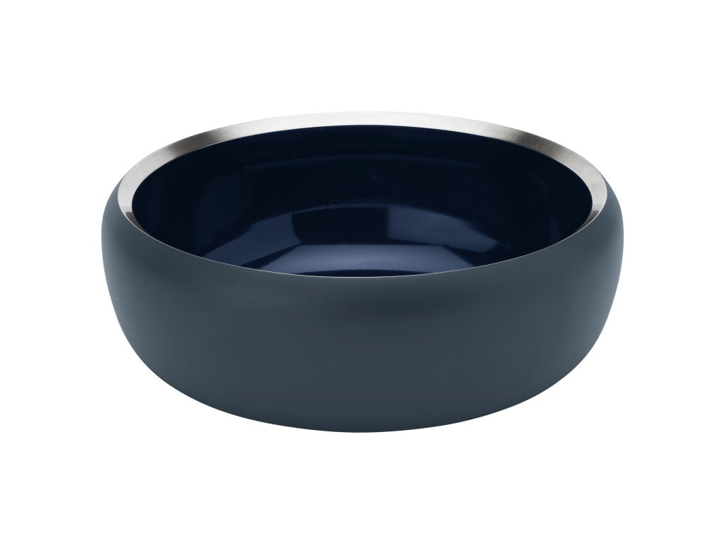 Stelton Fruktskål ORA 22 cm, dammig blå, rostfritt stål