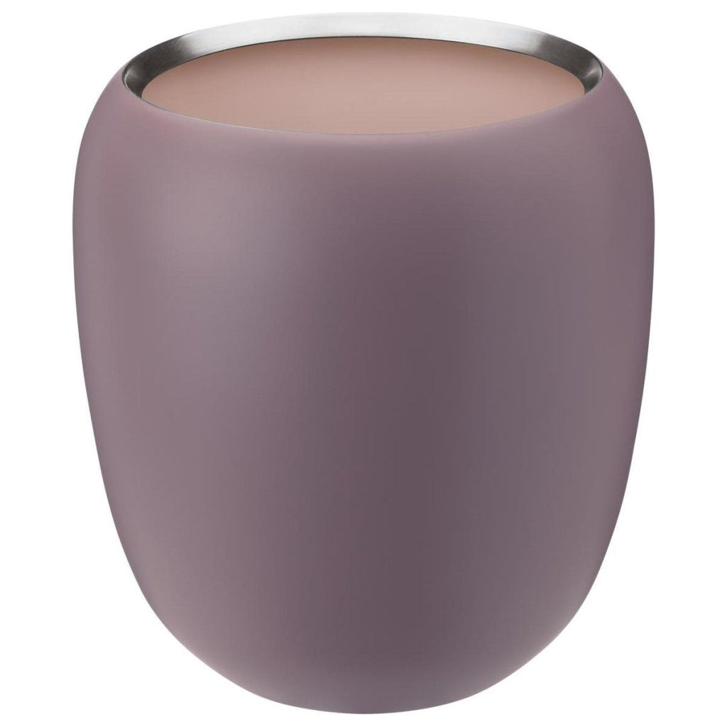 Stelton Vas ORA 18 cm, gammelrosa, rostfritt stål
