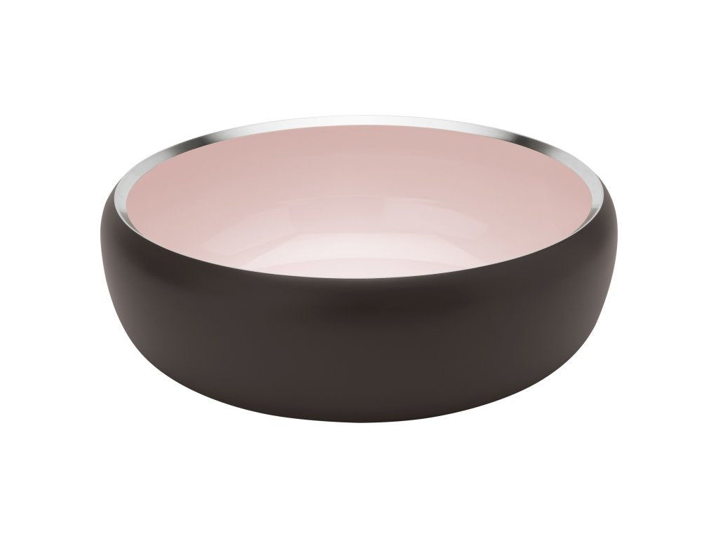Stelton Fruktskål ORA 30 cm, mörkbrun, rostfritt stål