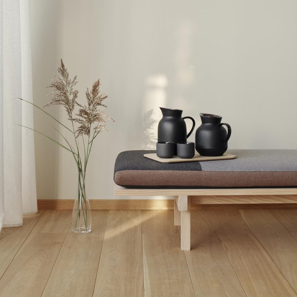 Stelton Vakuumkanna AMPHORA 1 l, 24 cm, svart, plast
