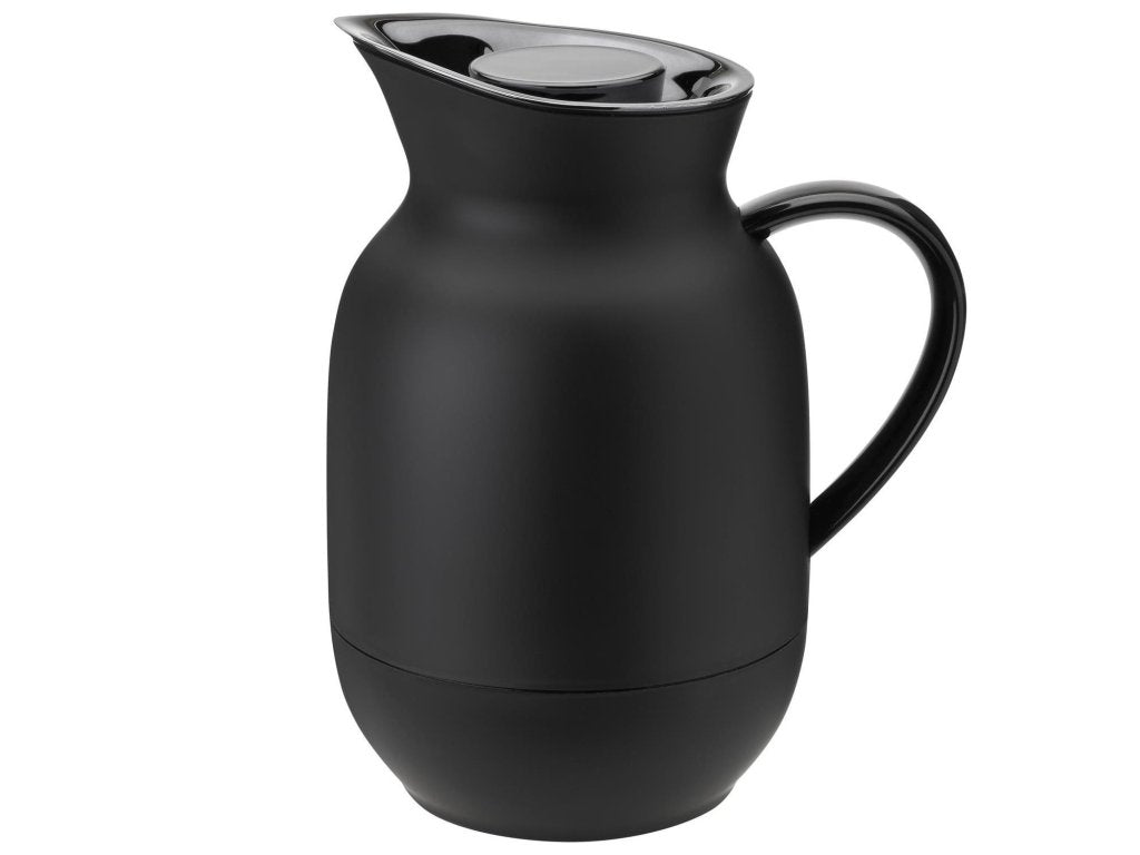 Stelton Vakuumkanna AMPHORA 1 l, 24 cm, svart, plast