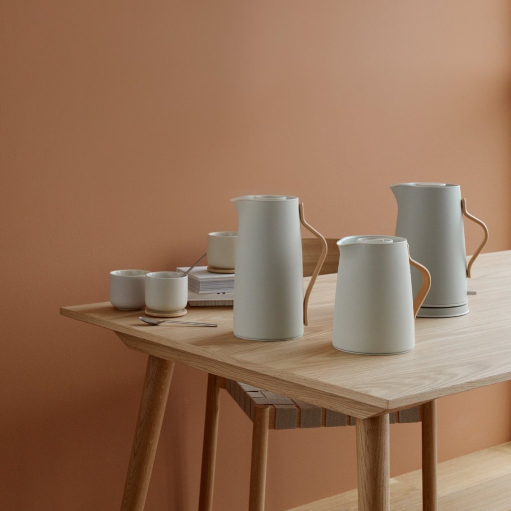 Stelton Vakuumkanna EMMA 1 l, för te, sand, rostfritt stål
