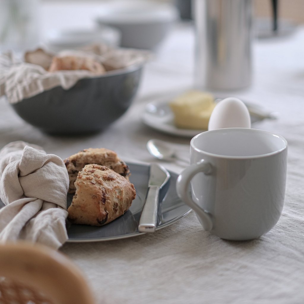 Stelton Middagstallrik EMMA 22 cm, set i 2 delar, blå, stengods