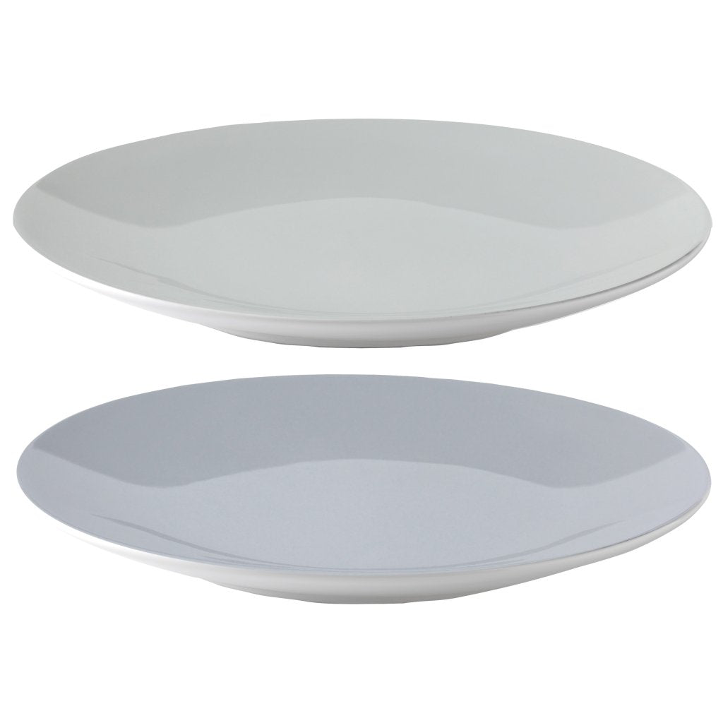 Stelton Middagstallrik EMMA 22 cm, set i 2 delar, blå, stengods