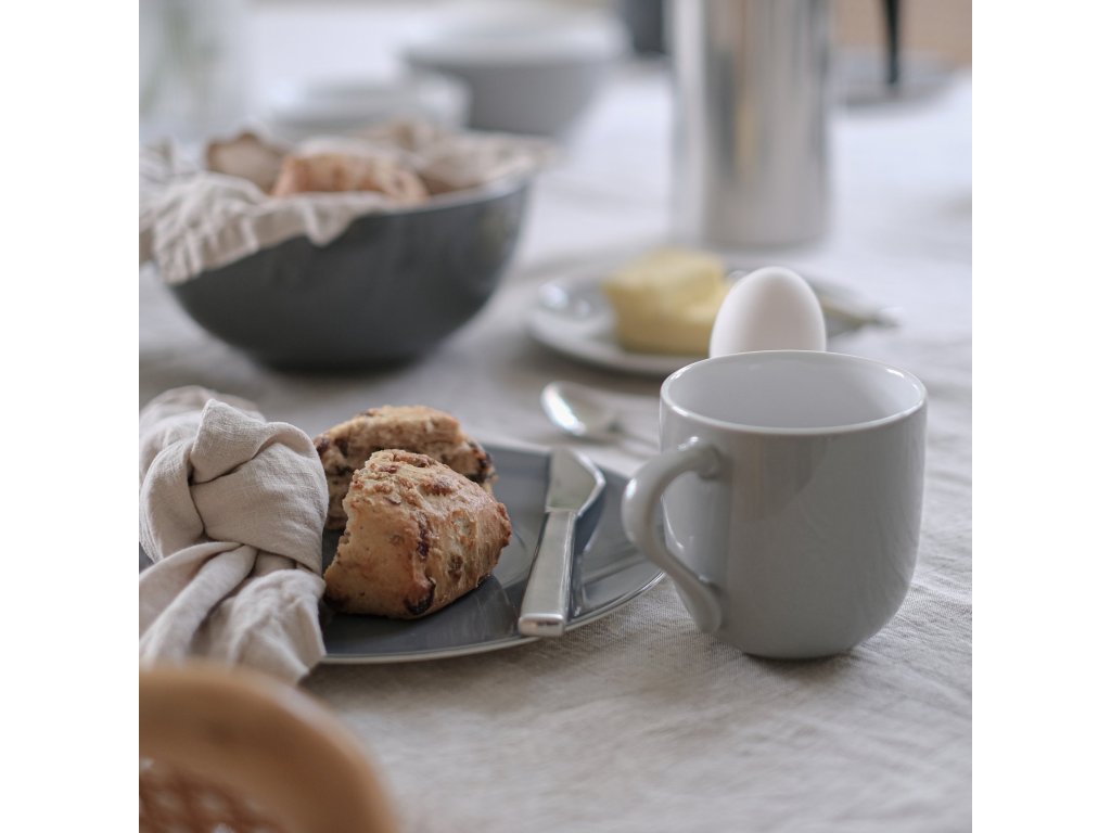 Stelton Middagstallrik EMMA 22 cm, set i 2 delar, grå, stengods
