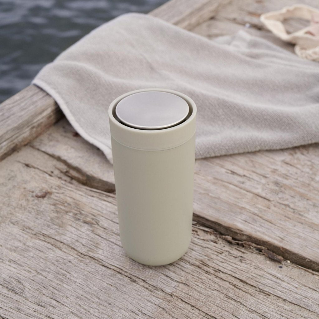 Stelton Resemugg TO GO CLICK 400 ml, mjuk gul