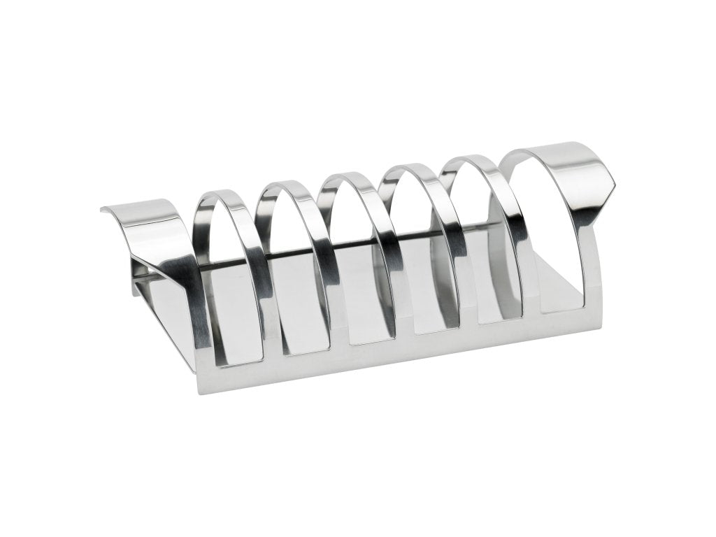 Stelton Ställ för rostbröd ARNE JACOBSEN 16 cm, silver, rostfritt stål