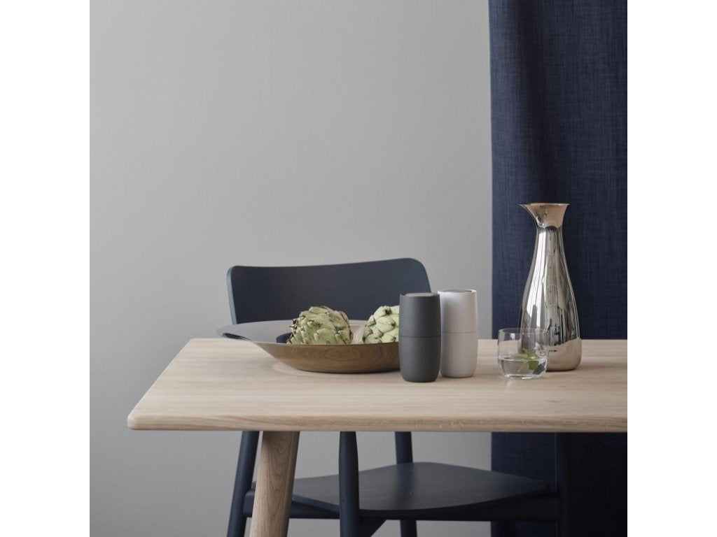 Stelton Saltkvarn NORMAN FOSTER 13 cm, ljusgrå, plast