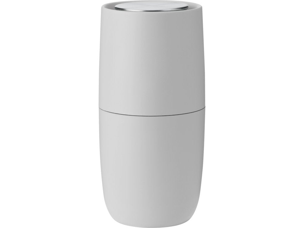 Stelton Saltkvarn NORMAN FOSTER 13 cm, ljusgrå, plast