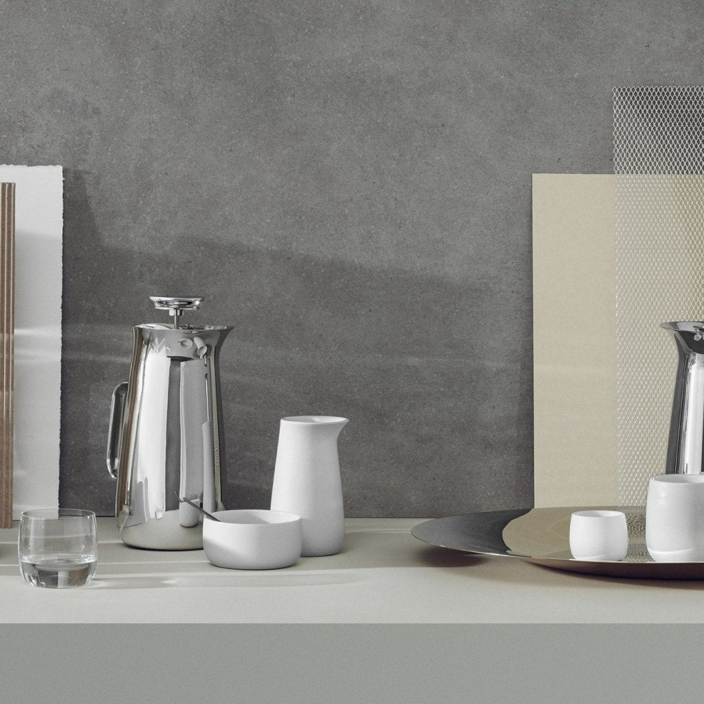 Stelton Fransk tepressbryggare NORMAN FOSTER 1 l, silver, rostfritt stål