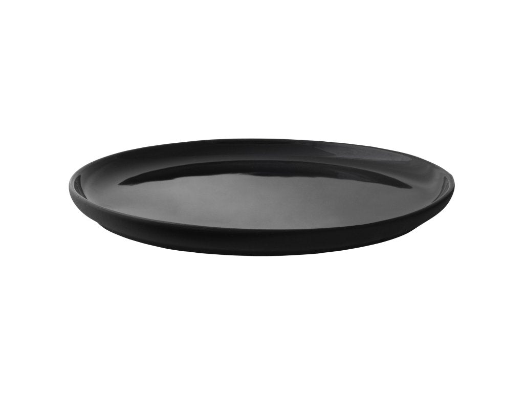 Stelton Middagstallrik THEO 22 cm, svart, stengods